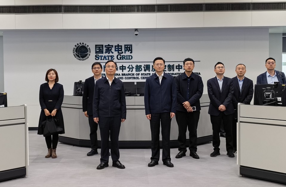 顾春华带队走访国网华中分部和国网湖北电力