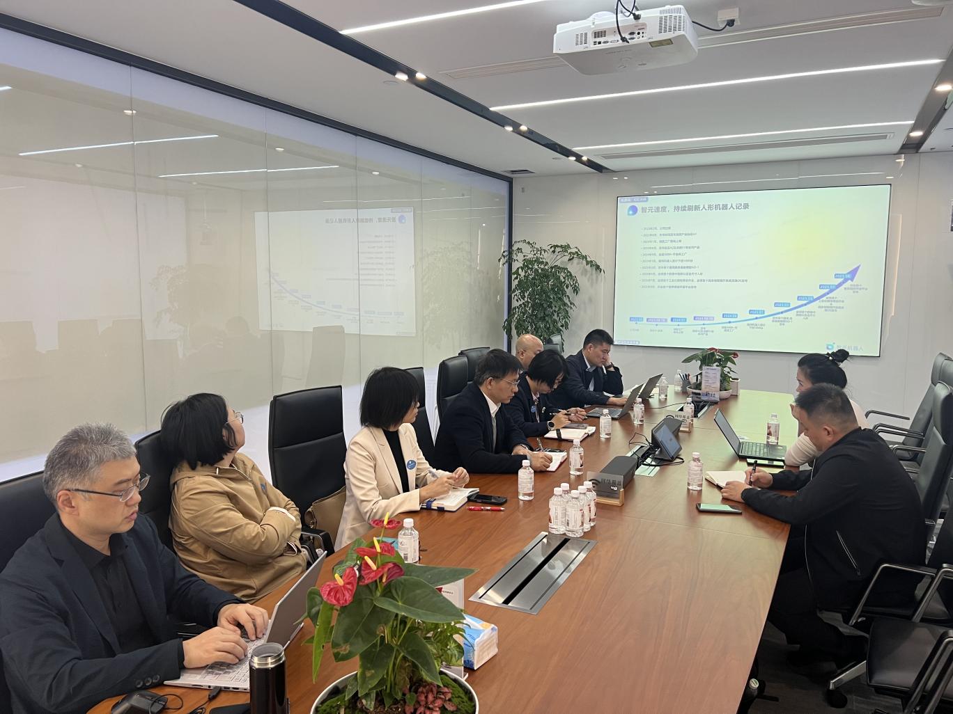 深化产教融合 共促智能发展——人工智能学部联合产教融合学院走访智元创新（上海）科技有限公司