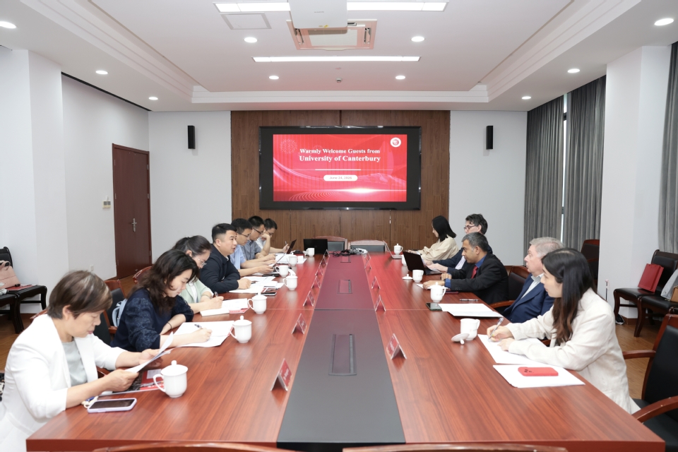 新西兰坎特伯雷大学代表团来访我校 新西兰坎特伯雷大学代表团来访我校